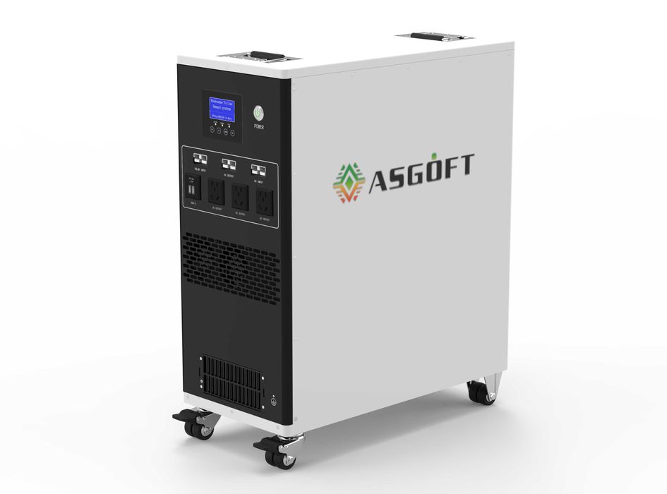 Generator Solarny - Magazyn Energii 6000Wh + Inwerter 3000W, MPPT