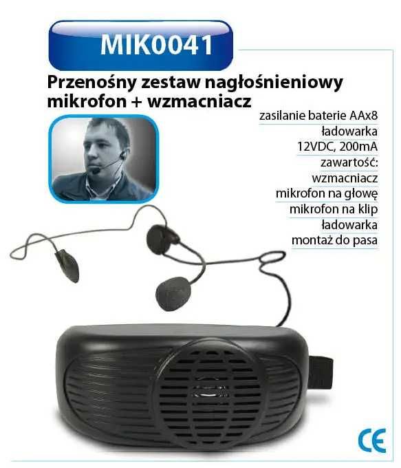 Przenośne nagłośnienie dla przewodników, instruktorów itp.