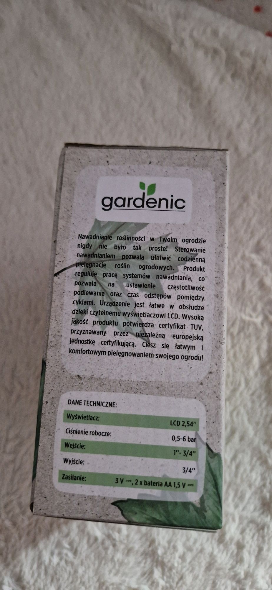Sterownik nawadniania roślin gardenic