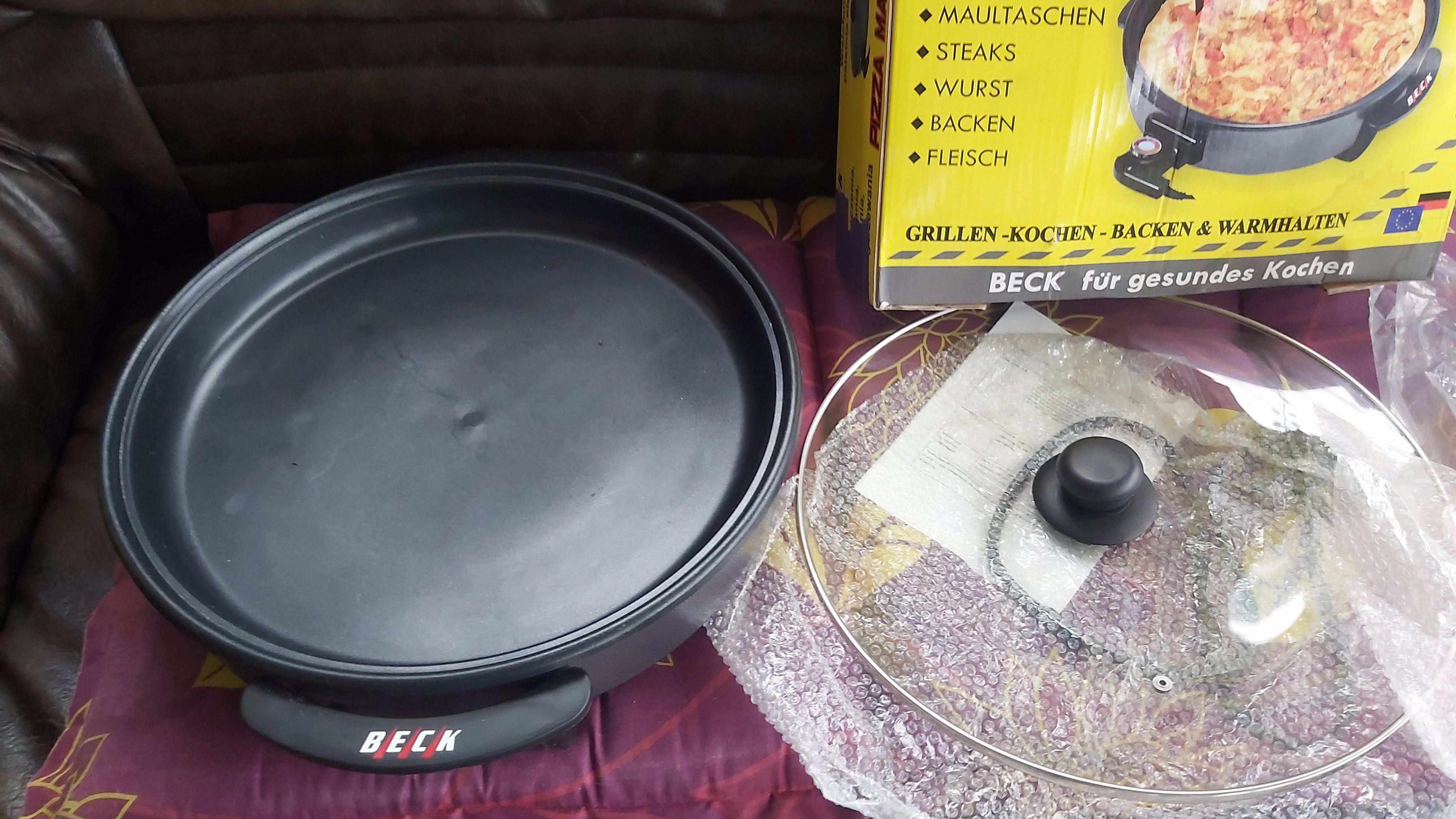 Pizza master wielofunkcyjna patelnia elektryczna do pizzy, gyros itp