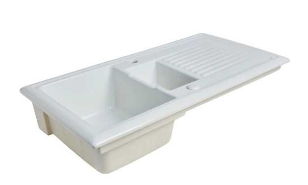 Zlewozmywak 1.5-komory, ceramiczny, Cook&Lewis
