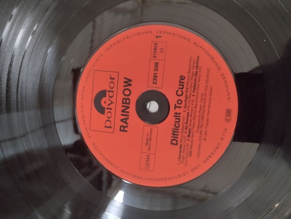 Винил пластинка Rainbow.