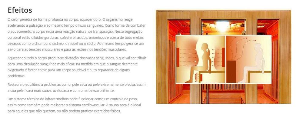 Sauna Seca - 4 lugares - Oportunidade