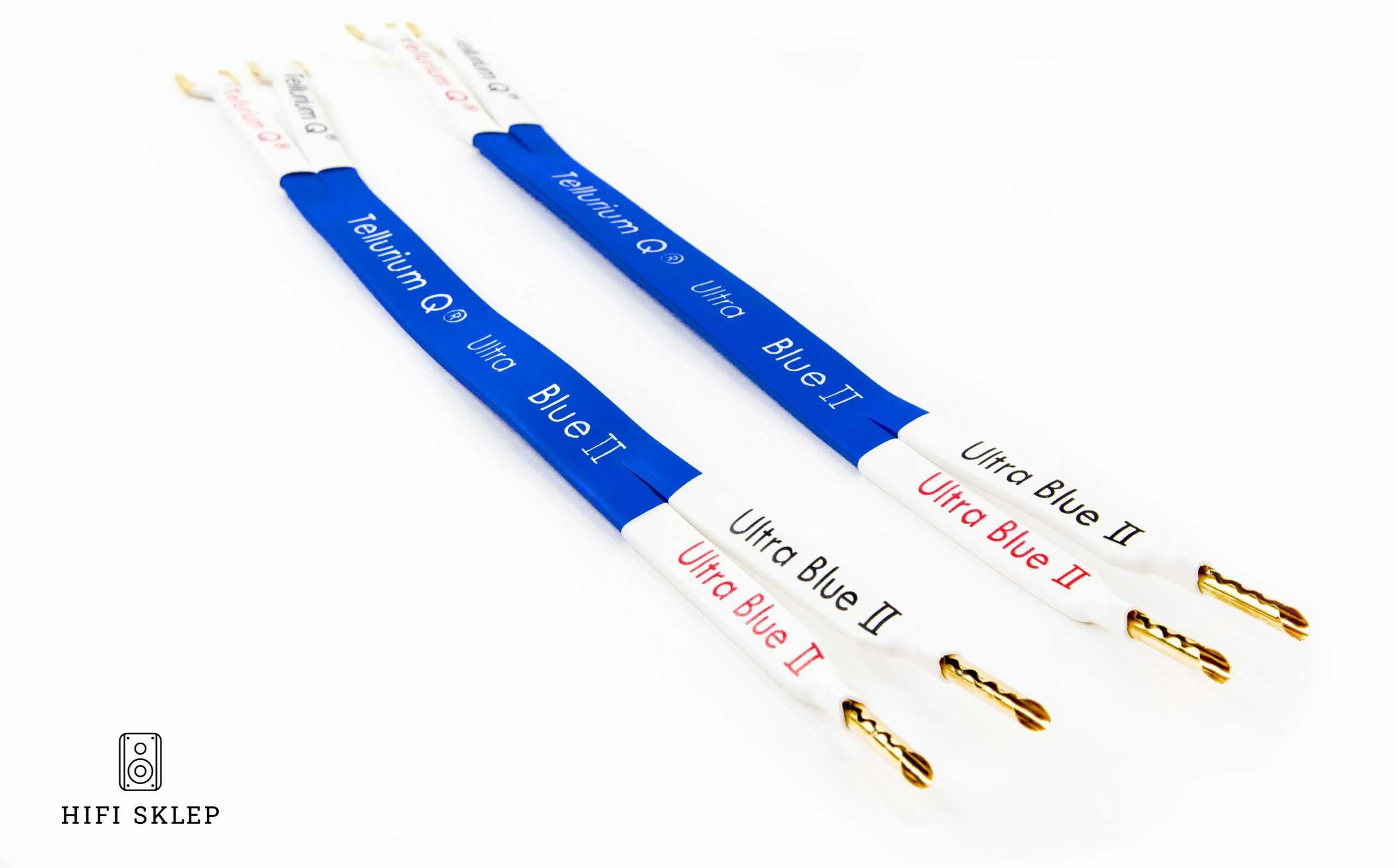 Zworki Głośnikowe Tellurium Q Ultra Blue II  0,3m/zaproponuj cenę !
