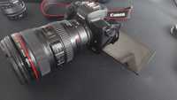 Canon M50 + lente 24-105 com adaptador