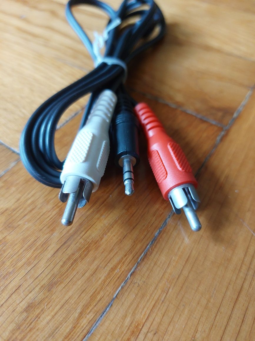 kabel wtyk Jack 3,5stereo - 2x wtyki RCA CINCH