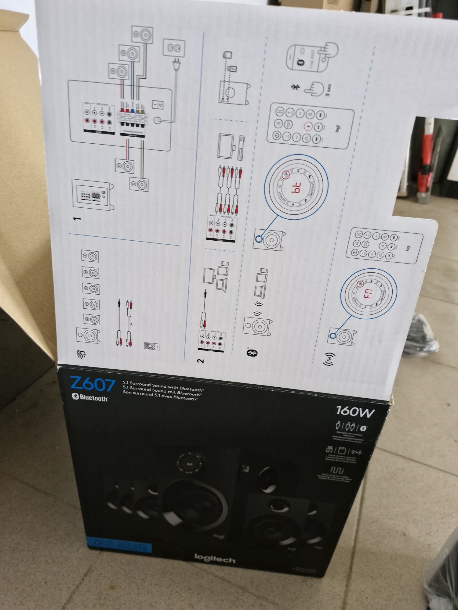 Zestaw głośników Logitech Z607 5.1 Surround Sound