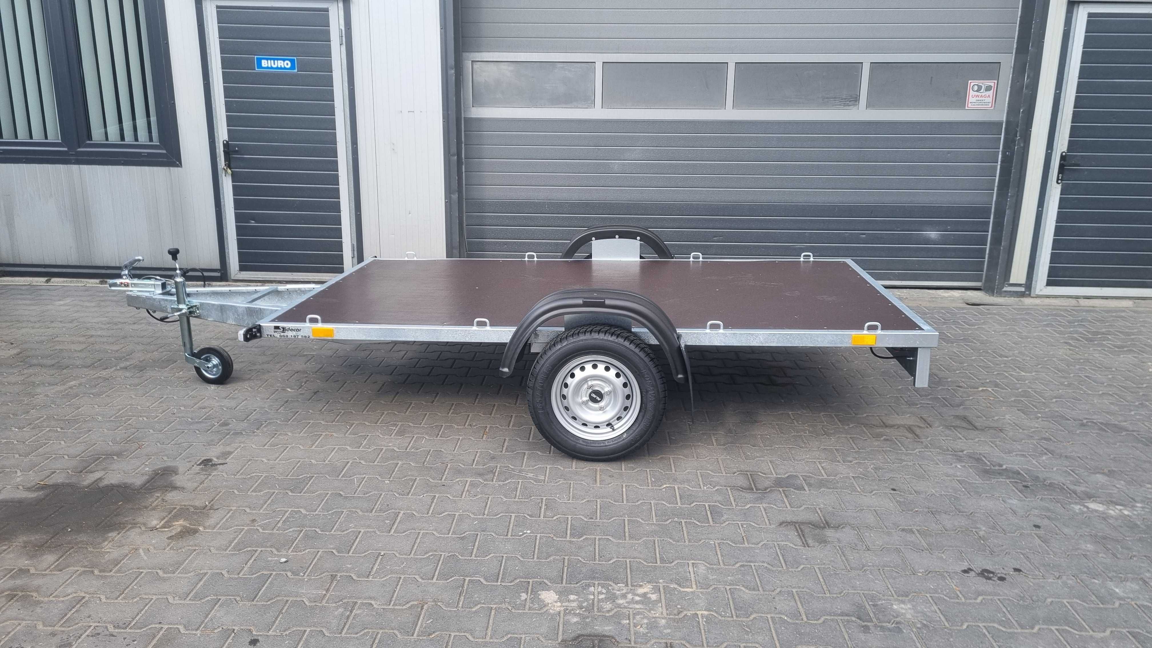 Przyczepka platforma Quad Motor 280x156 750 kg Producent - TRANSPORT