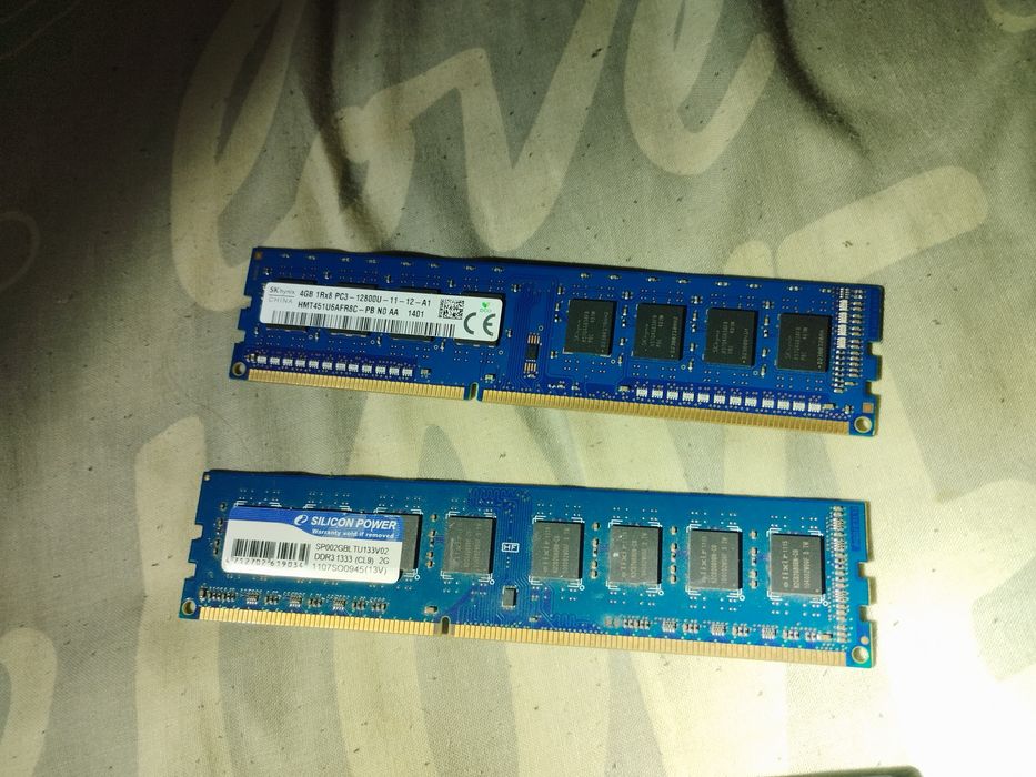 Продам срочно ОЗУ 4гб, 2гб ddr3