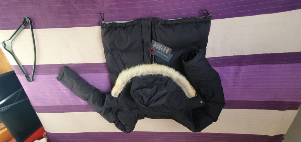 Kurtka puchowa parka Tommy Hilfiger oryginał rozm M/L 90% puchu
