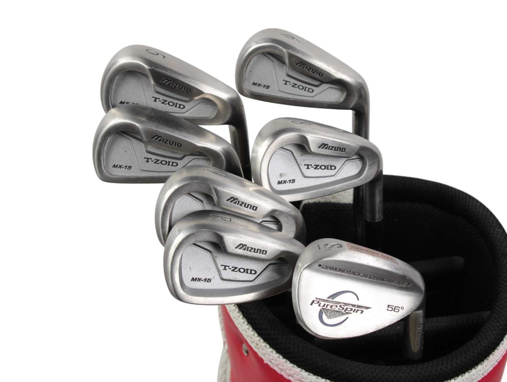 +0,5" Zestaw 5-SW Mizuno MX 15 S-flex kije do golfa golfowe irony