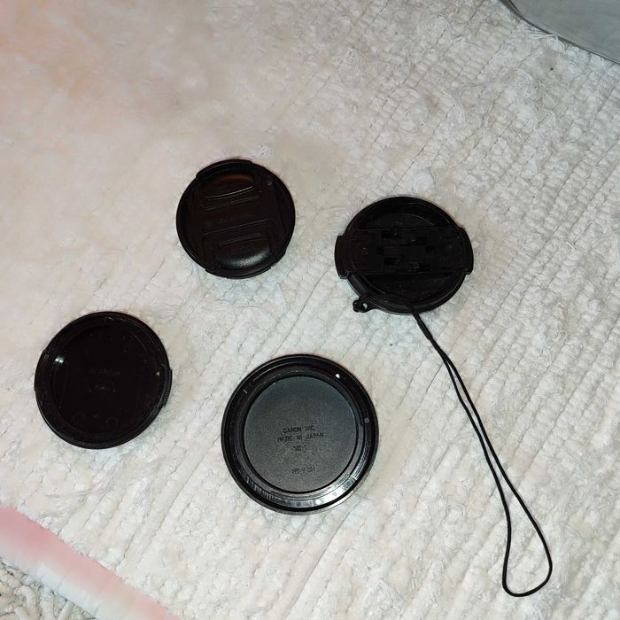 Tampa de lente _ objetiva Canon DSLR e compatíveis