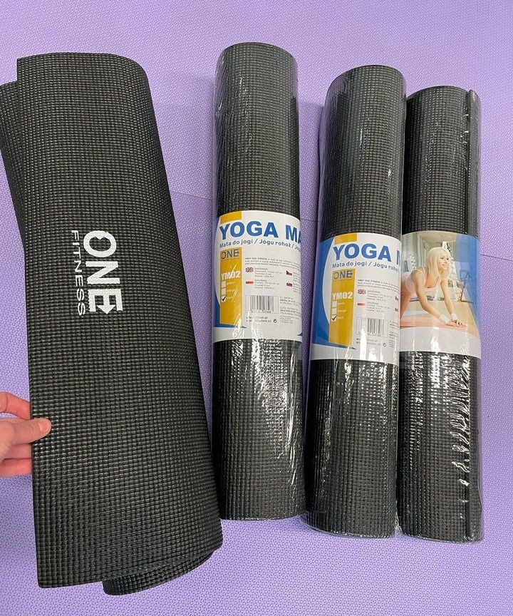 Коврик для йоги та тренувань 173*61 см YM02 (широкий вибір масажерів)