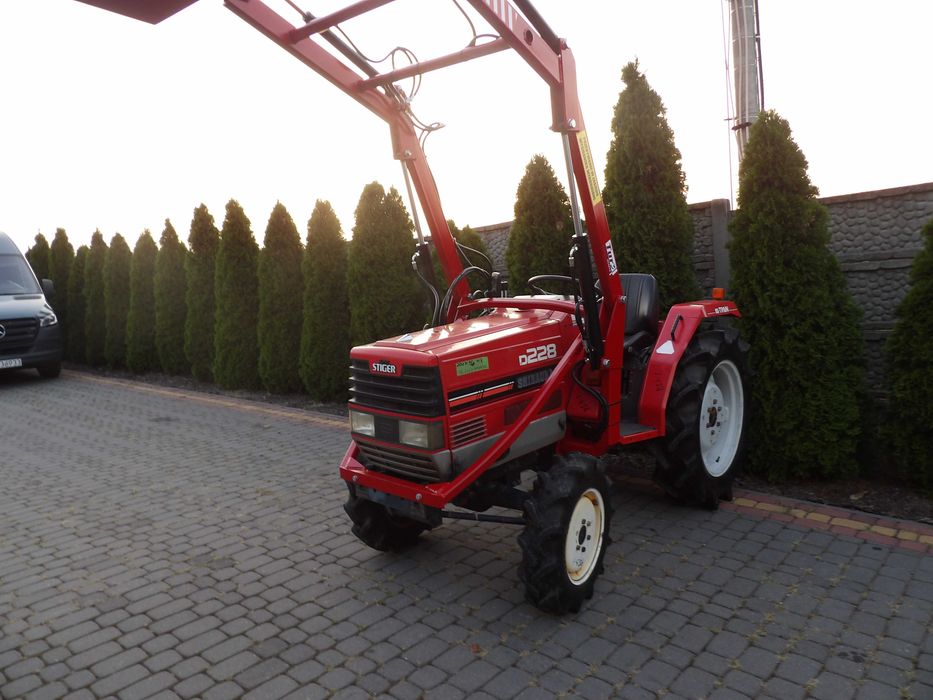 Shibaura D228 22KM 4x4 wspomaganie TUR mini traktor kubota yanmar isek