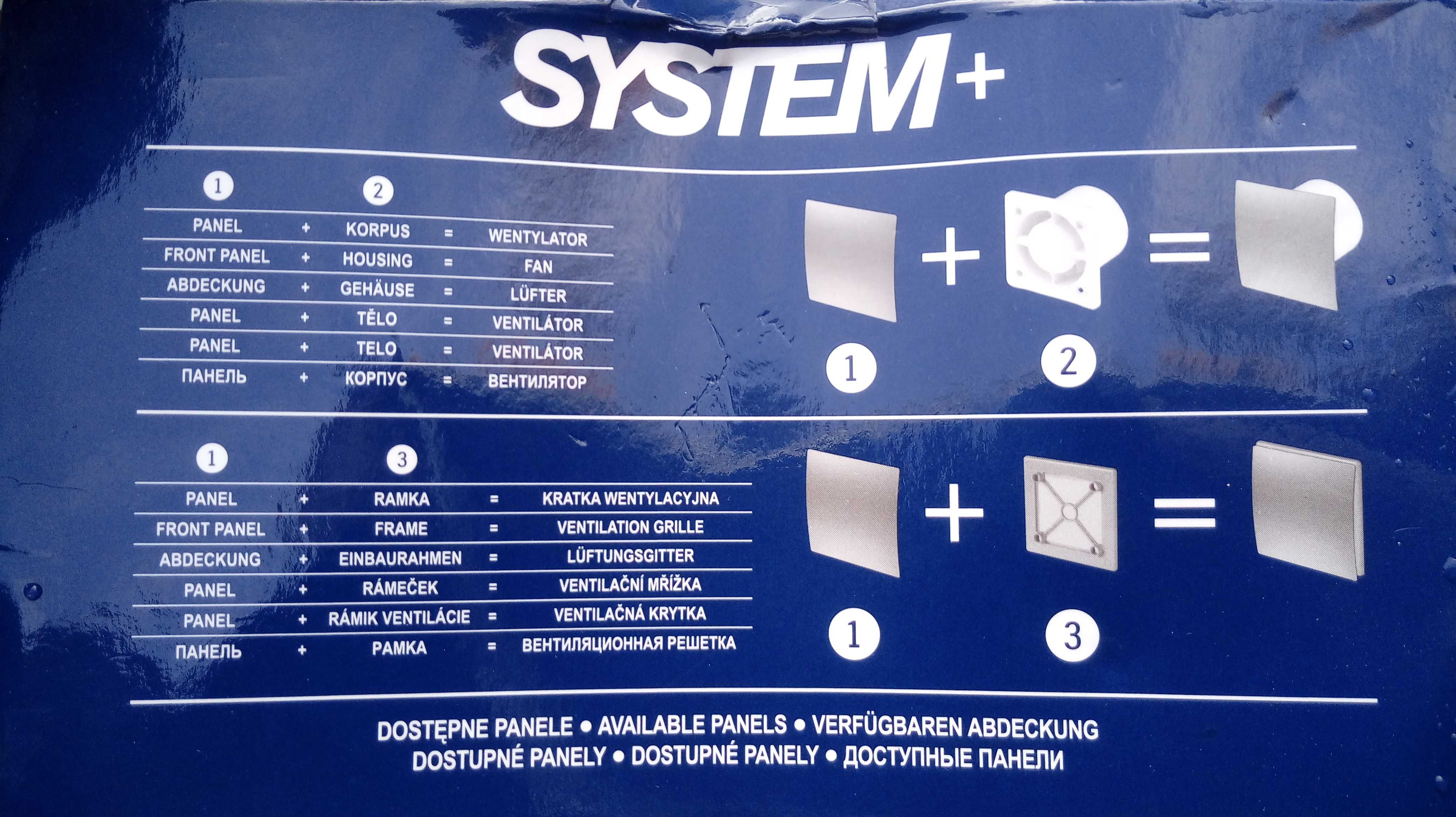 Kratka wentylacyjna 100mm Szklana Nowa system+