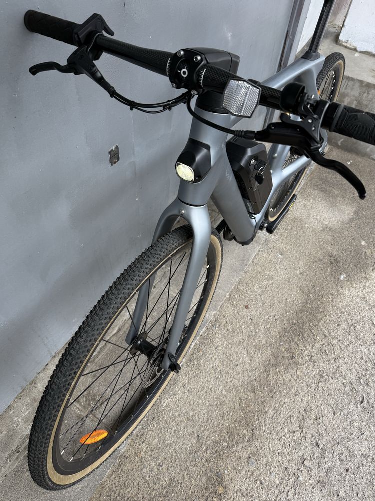 Карбоновий електровелосипед Fiido, розмір 55см, ремінь CarbonDrive CDX