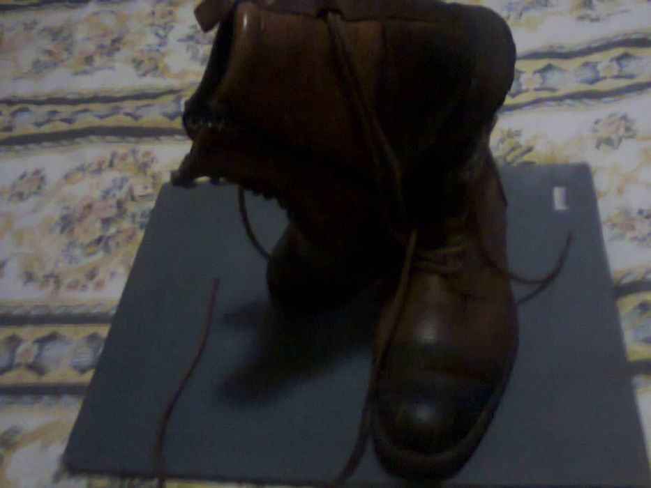 botas de cabedal vintage