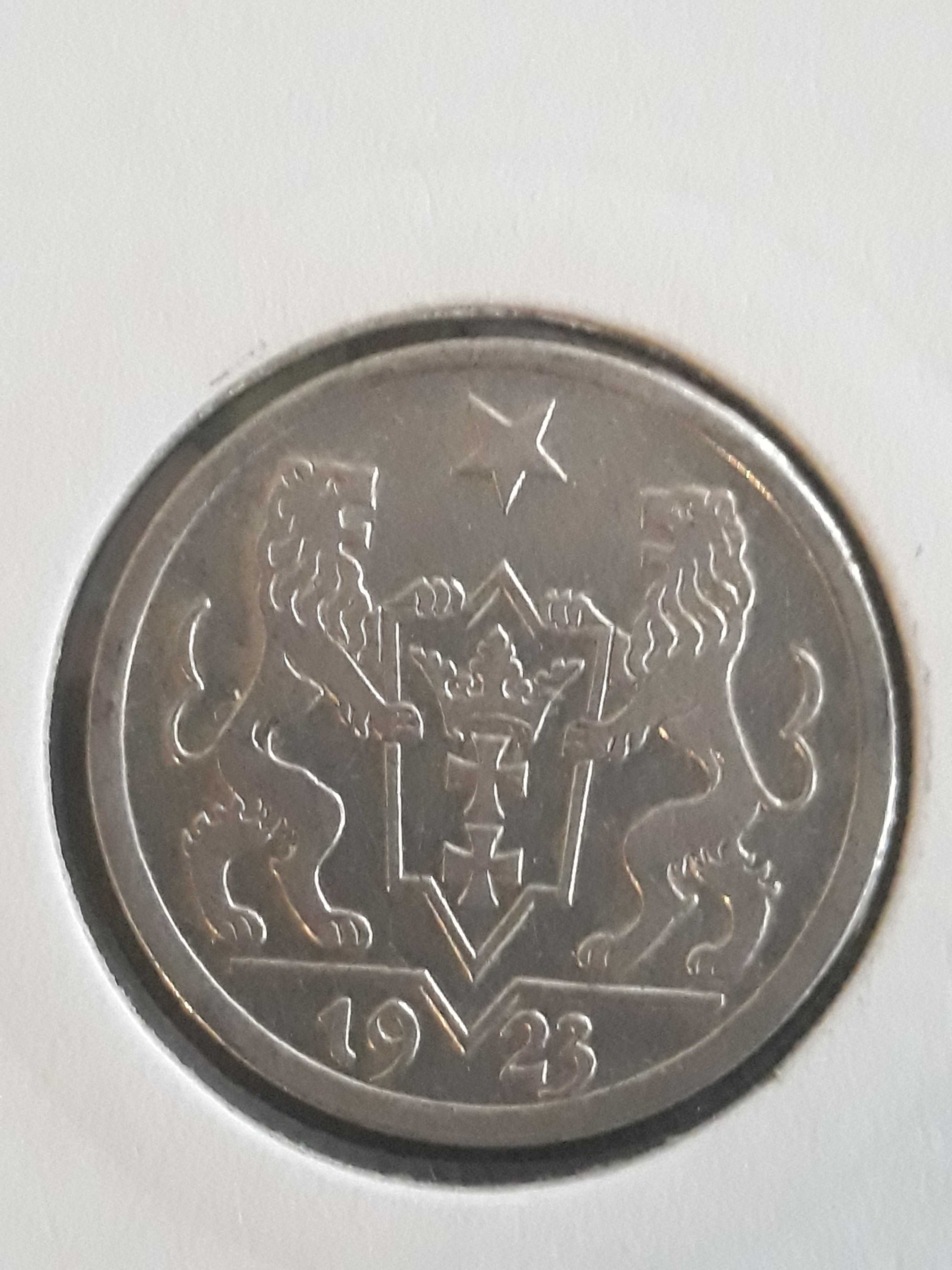 1 Gulden Wolne Miasto Gdańsk 1923 r. - nr. 3- Piękny-oryginał