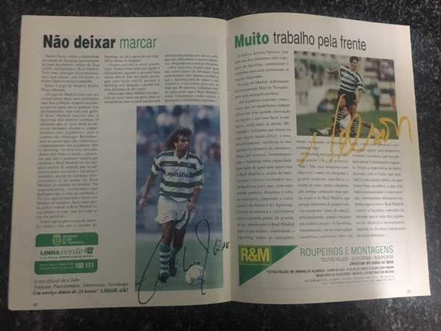 Taça Uefa - Sporting vs Real Madrid - Programa Oficial - 1994/1995