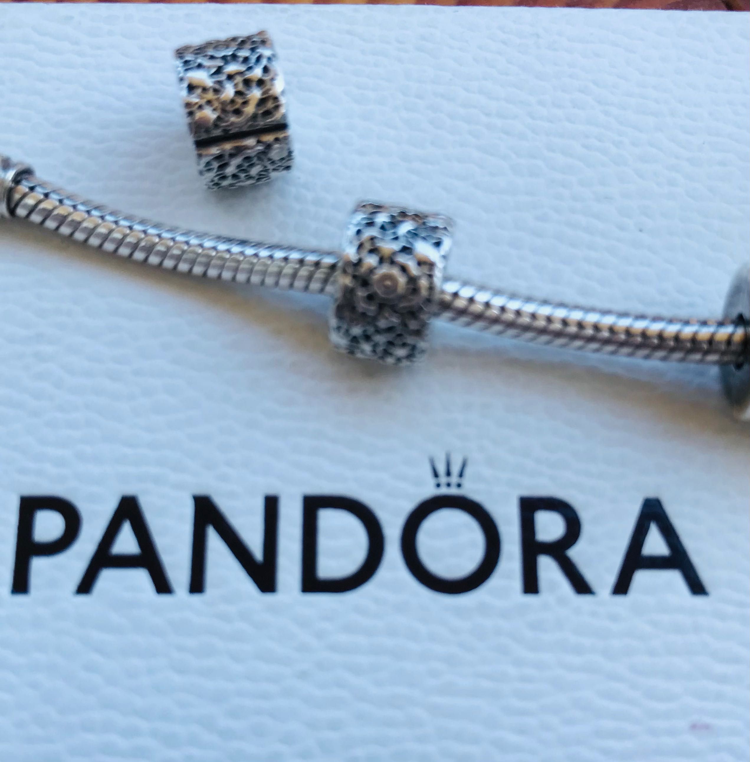 Pandora Charms Pandora Klips Delikatna koronka