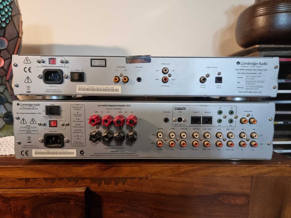 Mocny zestaw Cambridge Audio Azur 640A V2.0 + 540C V2.0