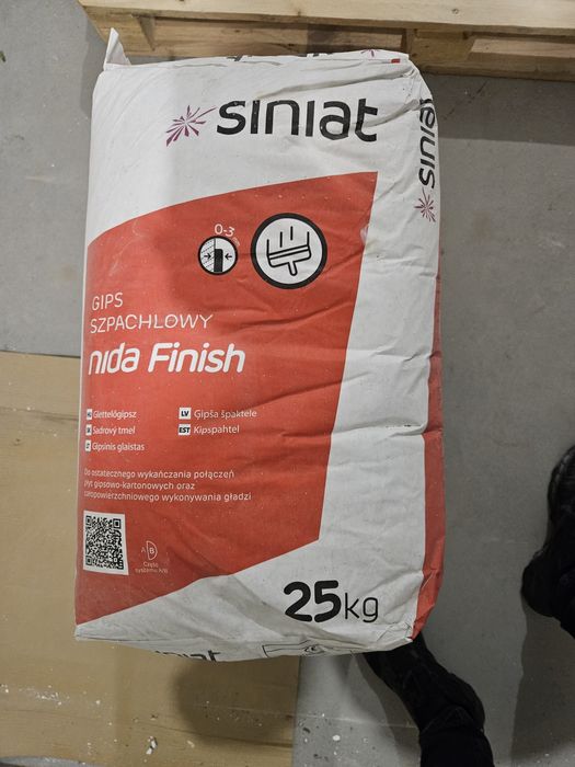 Sprzedam Siniat Nida Finish gips szpachlowy