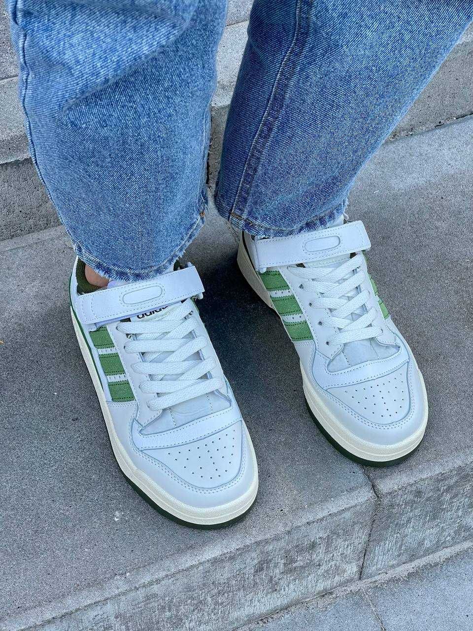 Жіночі кросівки Adidas Forum Low 84 ‘Crew Green’ унісекс (36-45 р.)