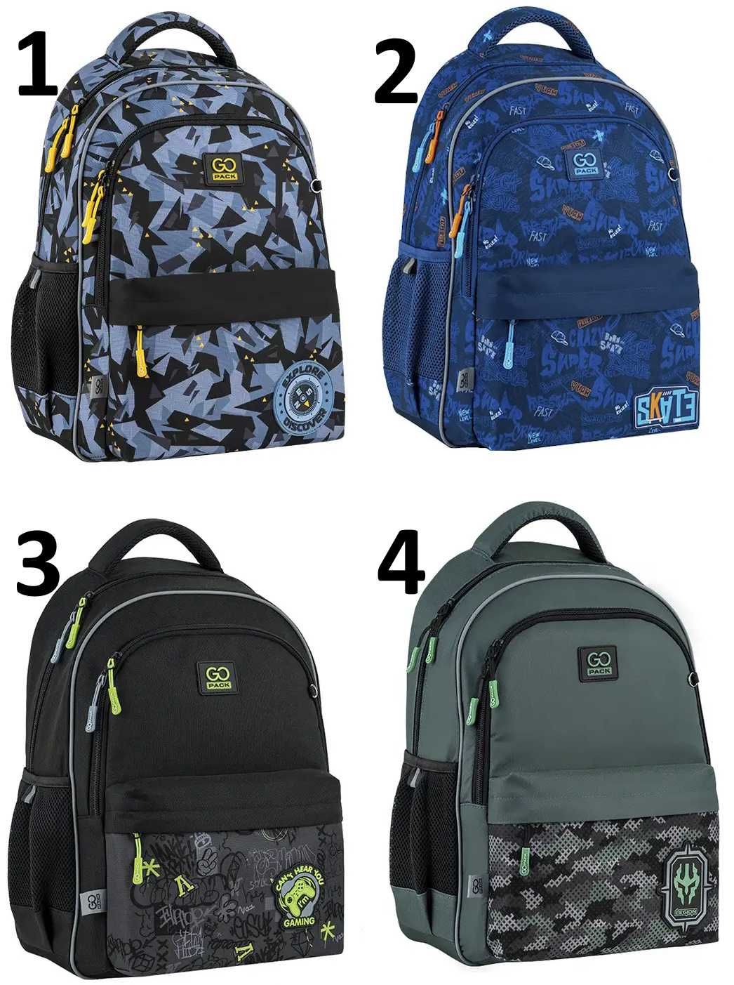 Рюкзак шкільний GoPack Education для дітей 9-12 років,