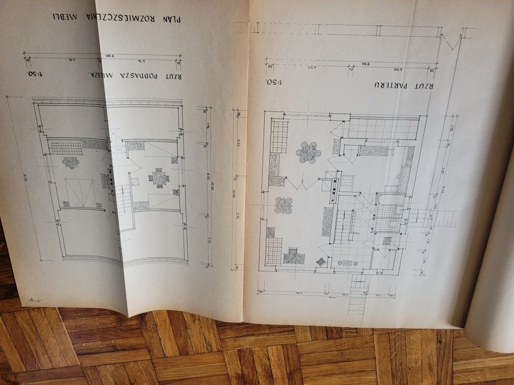 Oryginalny projekt domu z 1957 roku