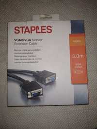 Cabo VGA Staples - 3 metros