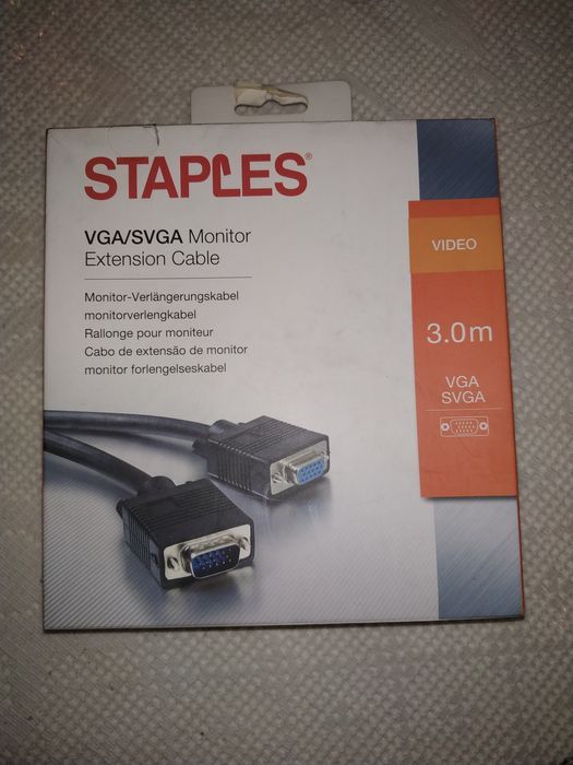 Cabo VGA Staples - 3 metros