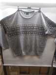 Sweter w norweski wzór 6  xl nowe kolor szary