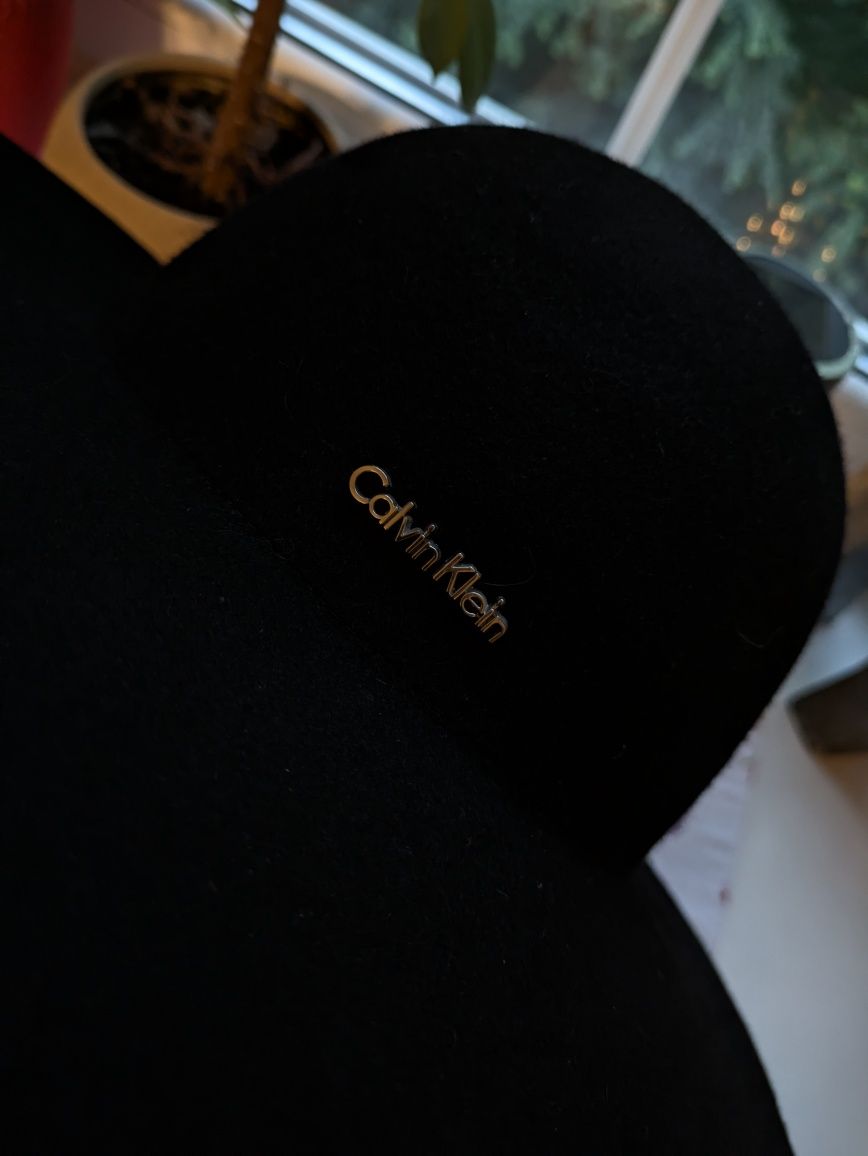 Calvin klein 100% шерсть капелюх оригінал преміум люкс