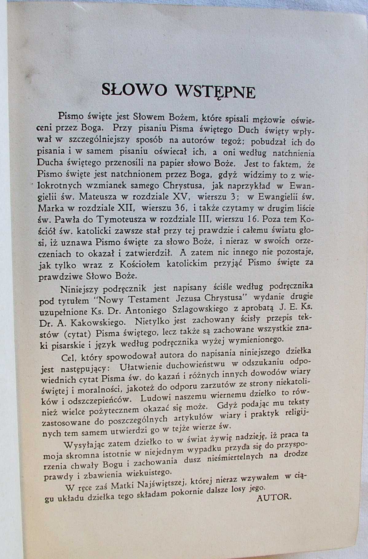 Nauki i Praktyki Kościoła w Świetle Pisma Świętego 1933 r. - Gruna