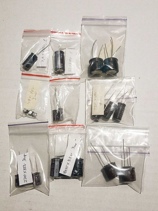 20шт набір конденсаторів 47/68/100/220/330/680/820/1800/2200/3900 uF