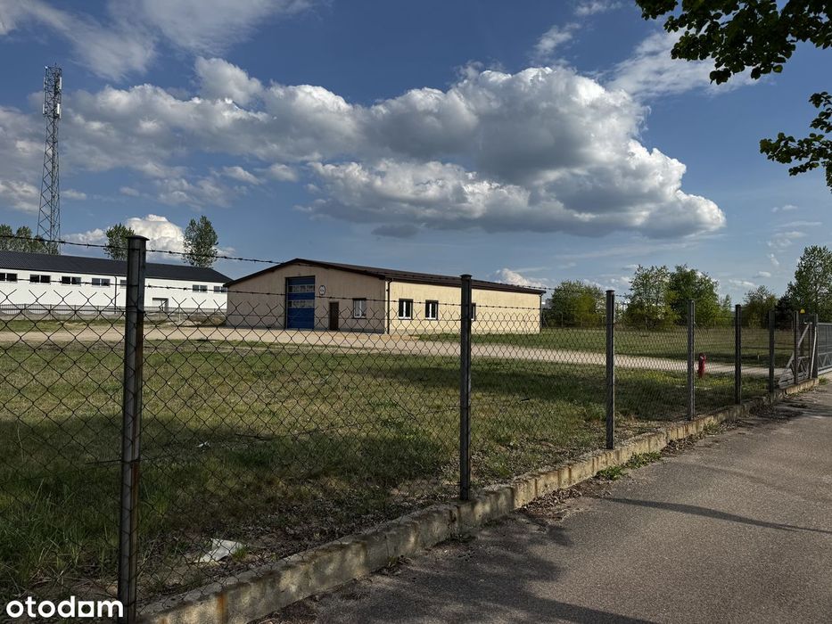 hala,magazyn 375m2 ,teren 7490m2 ,STREFA PRZEMYSŁOWA Kleszczów