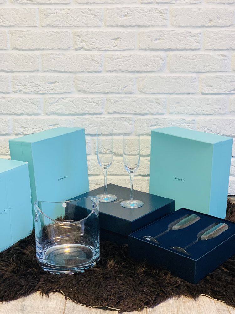 Tiffany & Co. келихи весільні святкові подарункові бокс для льоду