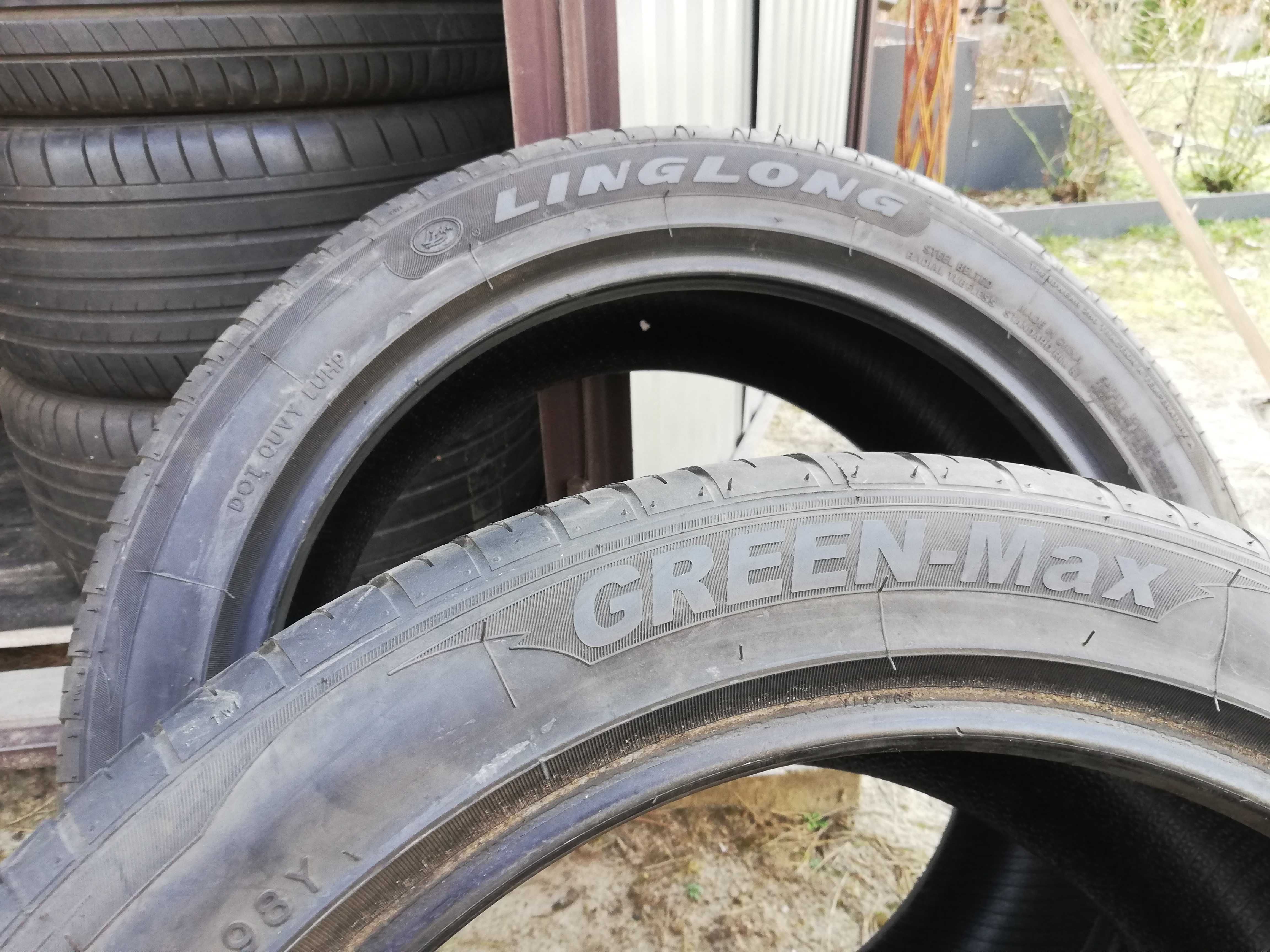 2 opony letnie LingLong 245/45R19 bieżnik 7,9/7,5mm.