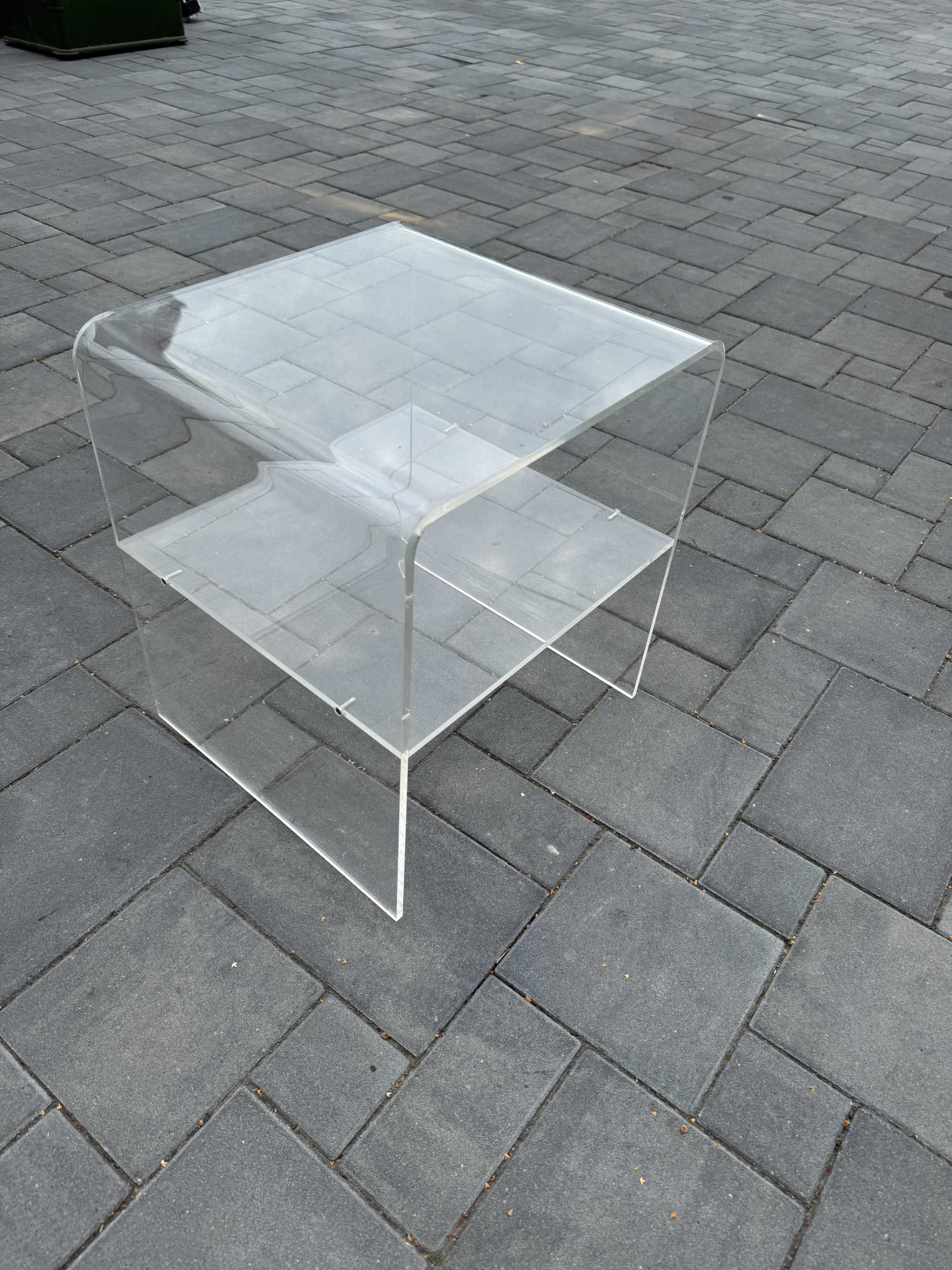 Stolik Plexiglass Plexi Vintage