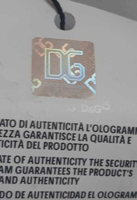 Ремень из глянцевой телячьей кожи с логотипом D&G