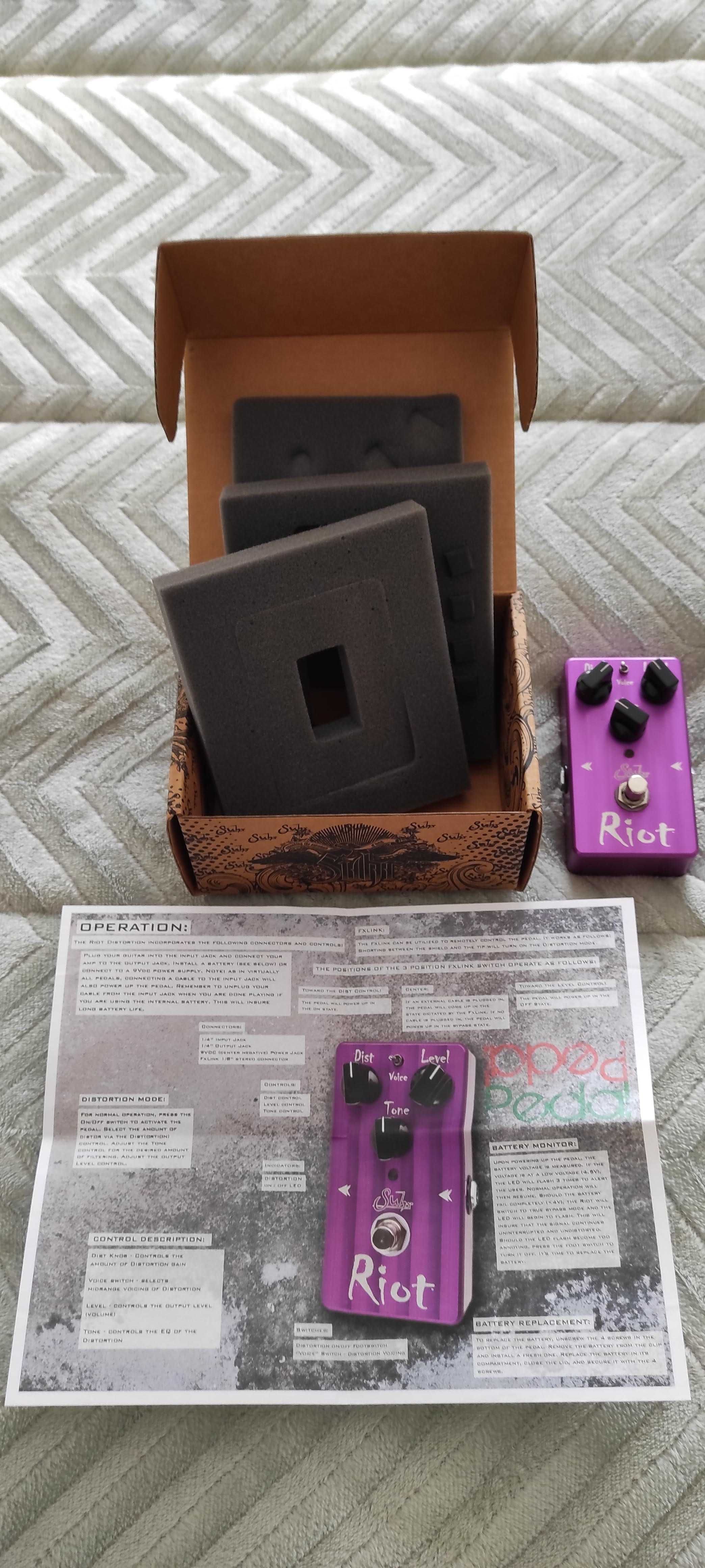 Suhr Riot Distortion Pedal