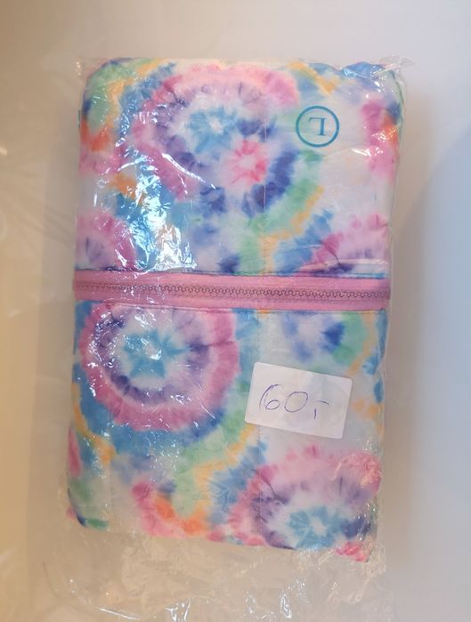 Nowa, kolorowa kurtka dla psa tie dye, rozmiar L