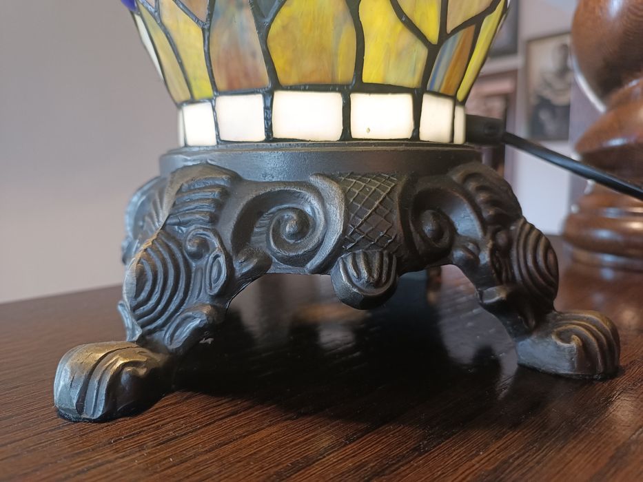 Lampa Tiffany witrażowa, ważka