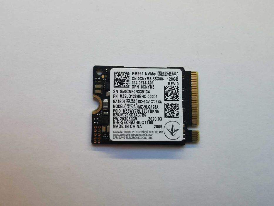 Dysk SSD M2 Samsung MZ-9lQ128A 128GB NVMe (SAM 1)