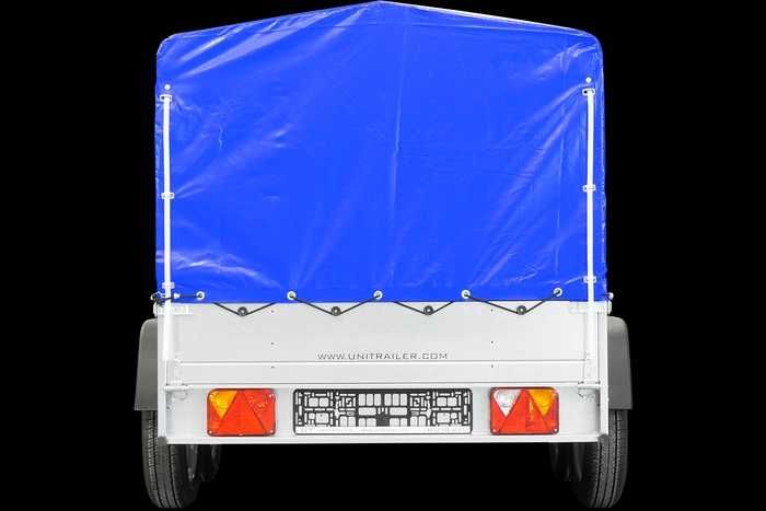 Przyczepka 264x125 UNITRAILER GARDEN 264/2KIPP ze stelażem i pokrowcem