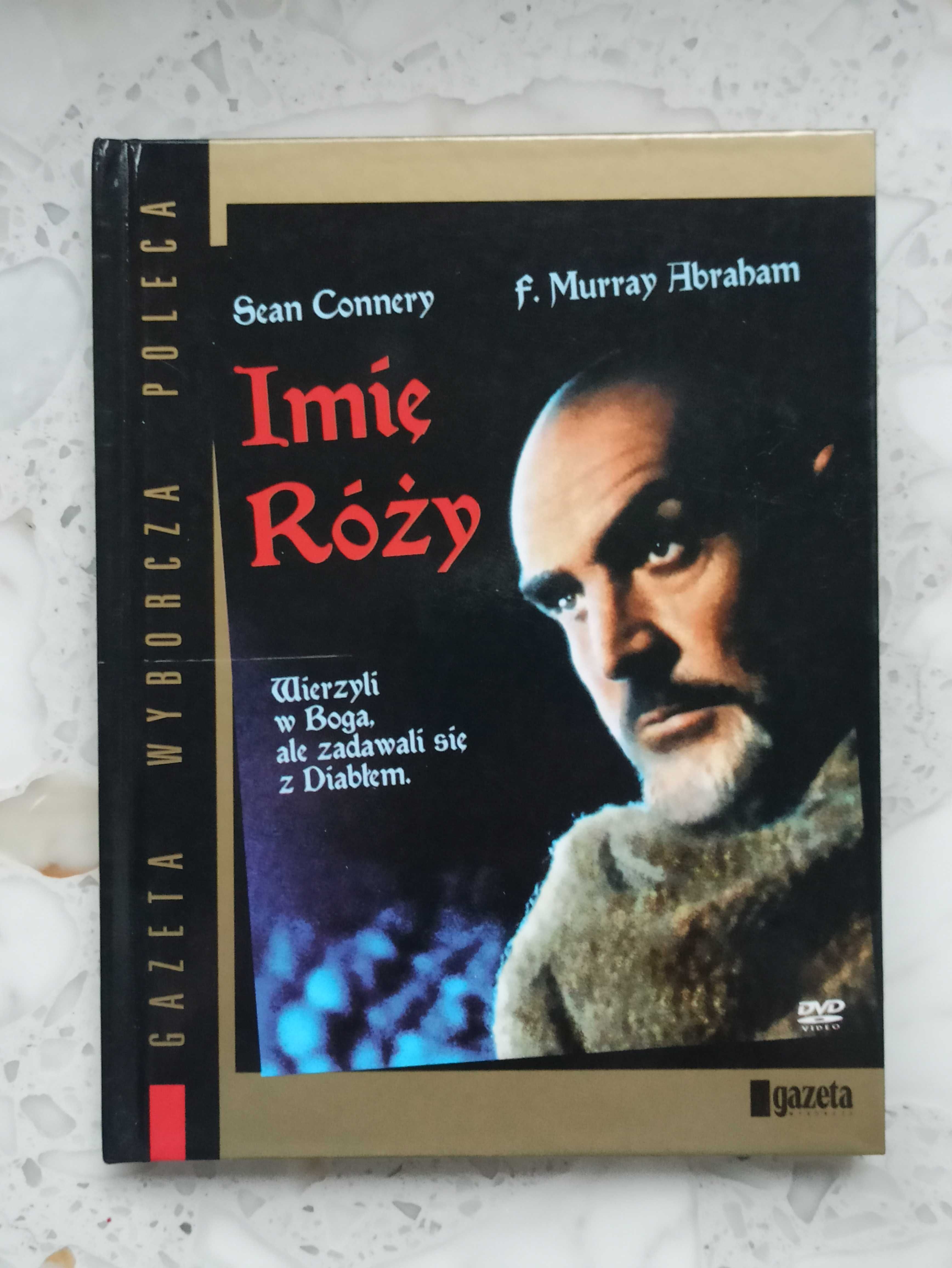 IMIĘ RÓŻY 1986, film DVD, wydanie książkowe, Sean Connery, F.M.Abraham