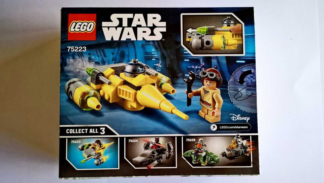 Lego Star Wars 75223 Naboo Starfighter Microfighter selado