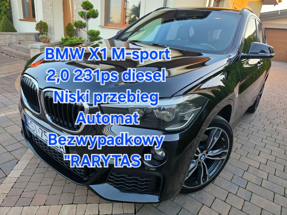 BMW X1 Już zarejestrowana * M-sport * 2,0 231ps diesel * Automat *xDrive*