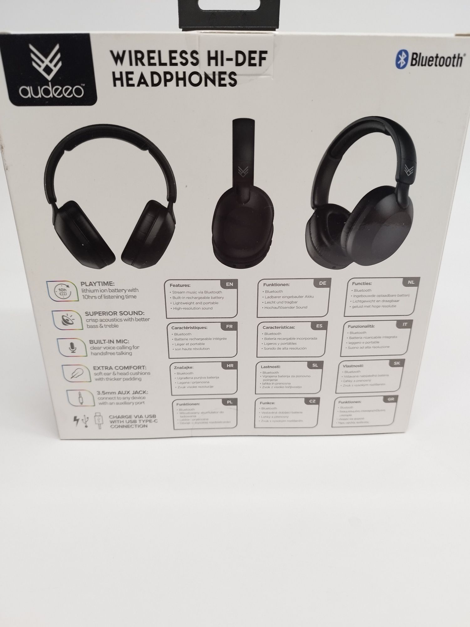 Słuchawki bezprzewodowe Bluetooth Audeeo