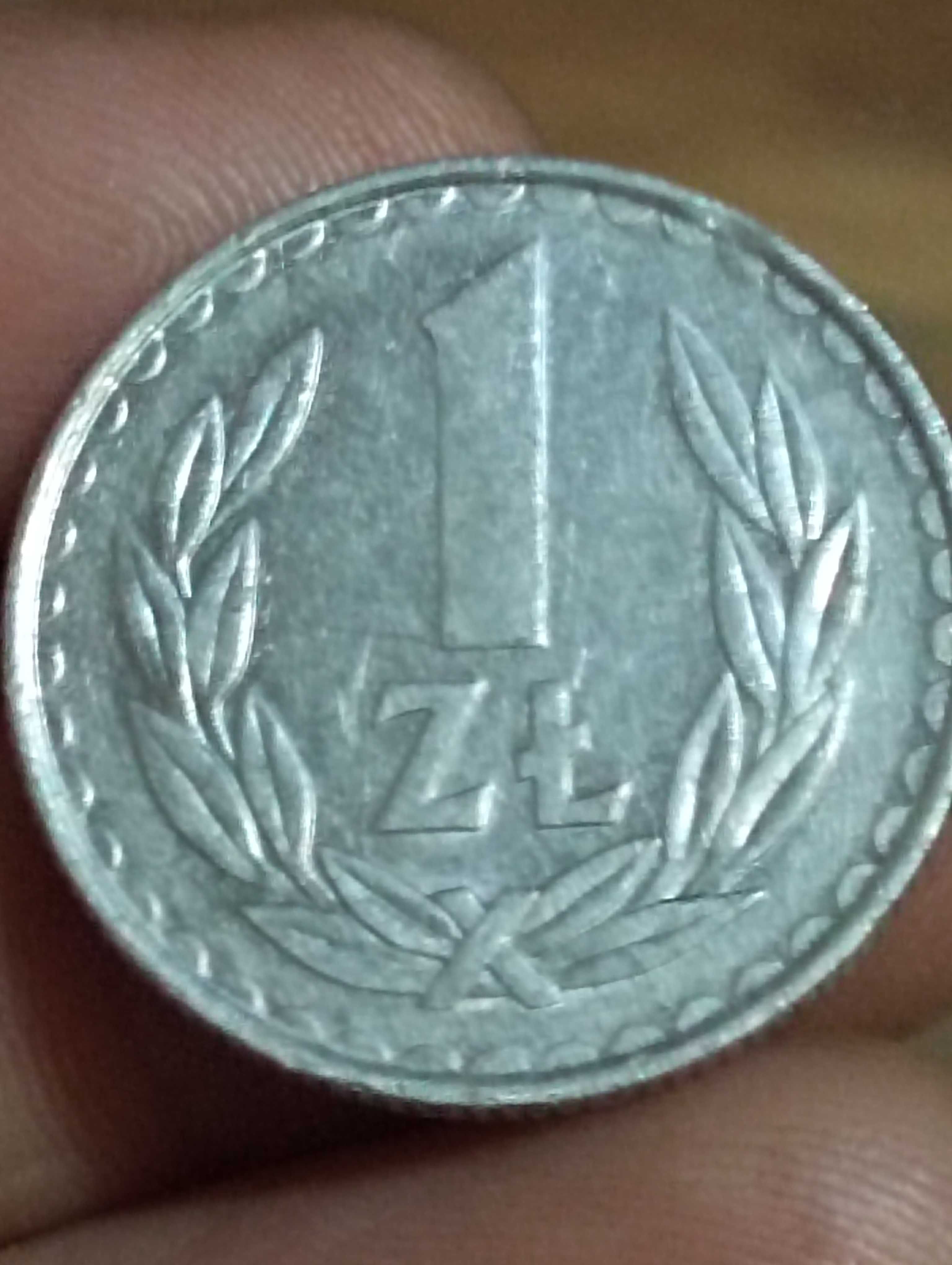 Sprzedam monetę 1 zloty 1986 rok końcówka blachy